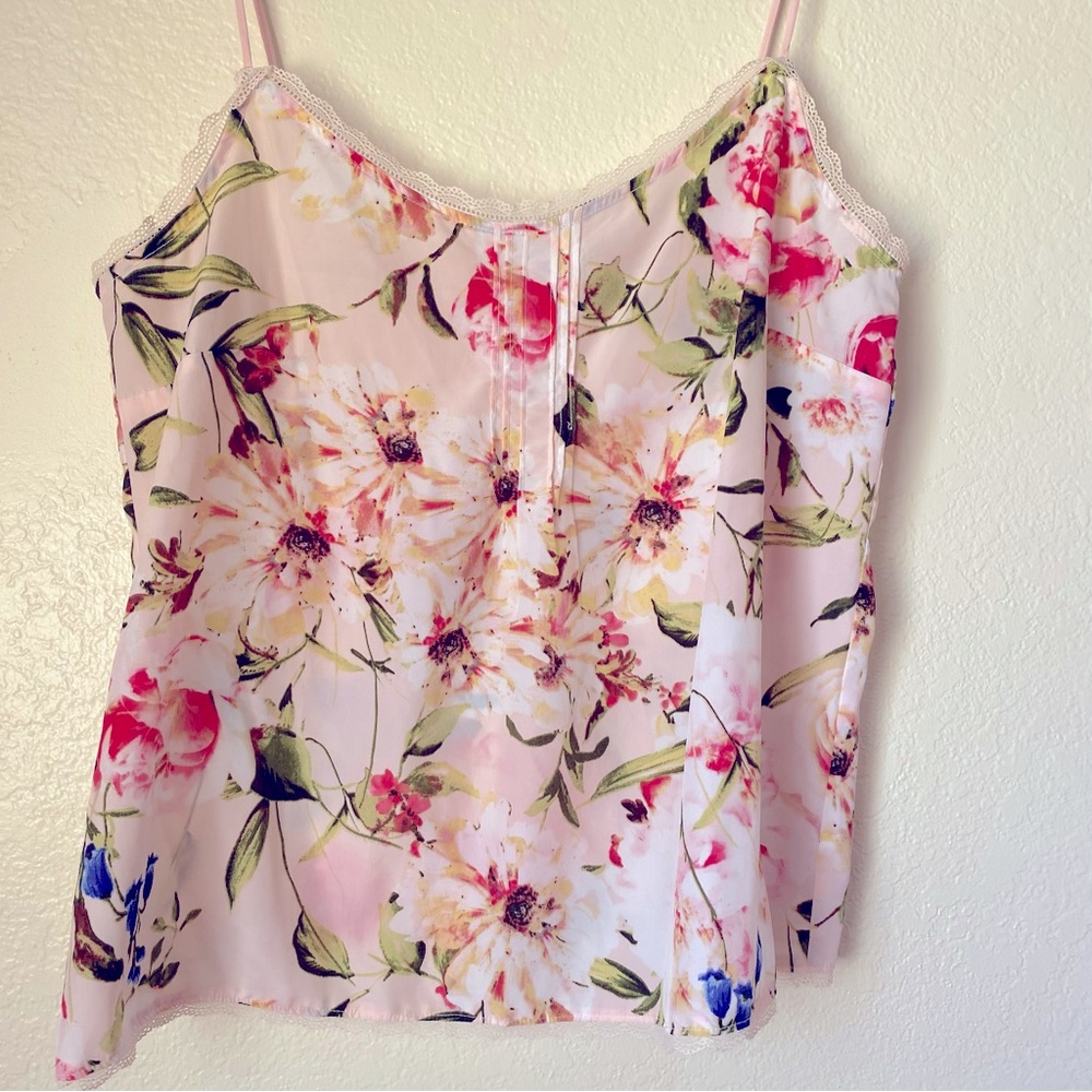 NY&C Floral Spage Strap Tank top